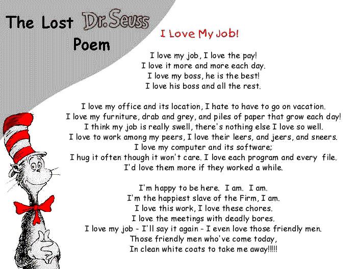 The Lost Poem By Dr Seuss Yotatech Forums